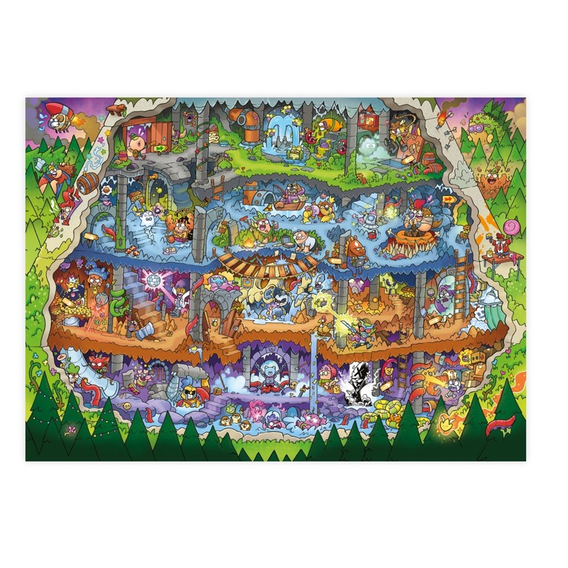 Jamie Smart's Hero Slam Puzzel: In de Tempel van de Kattendemon — spread1
