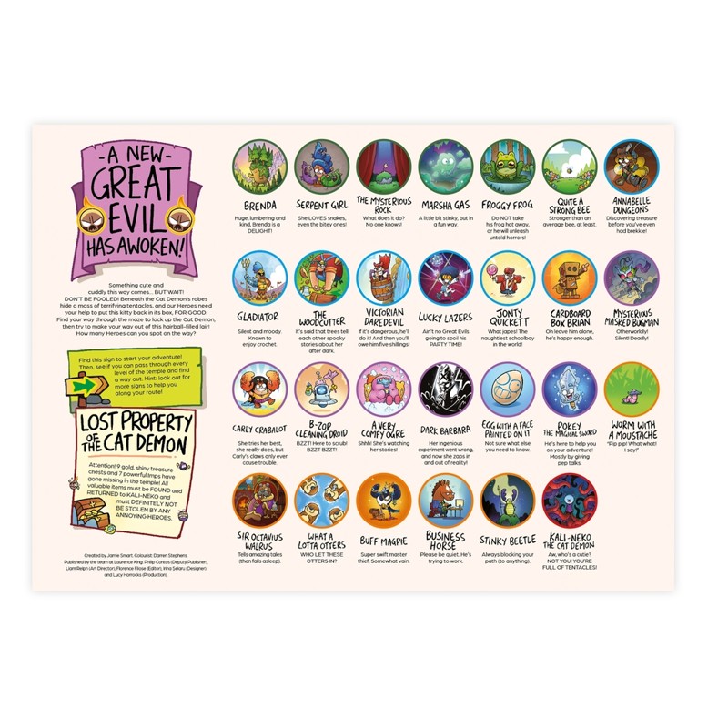 Jamie Smart's Hero Slam Puzzel: In de Tempel van de Kattendemon — spread2