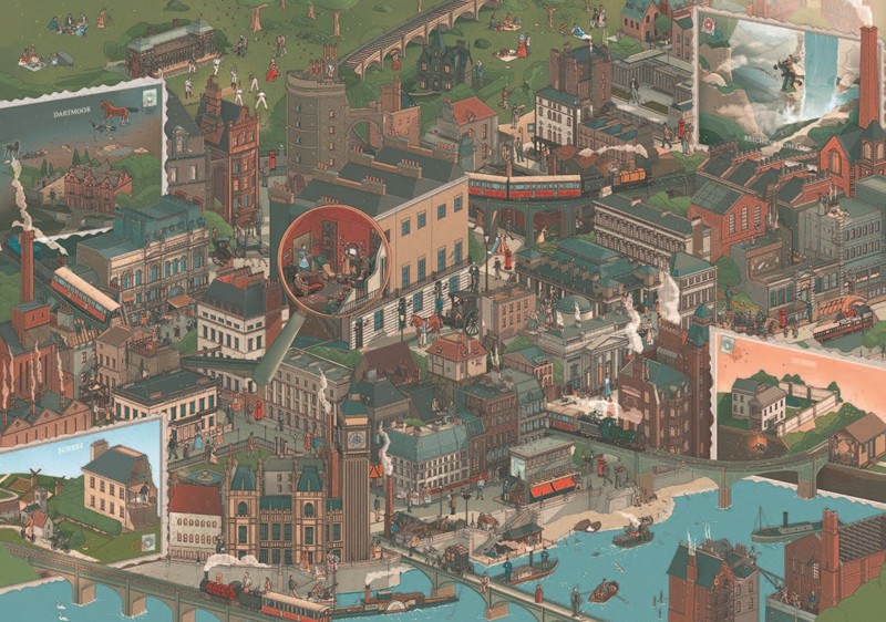 De wereld van Sherlock Holmes — spread1
