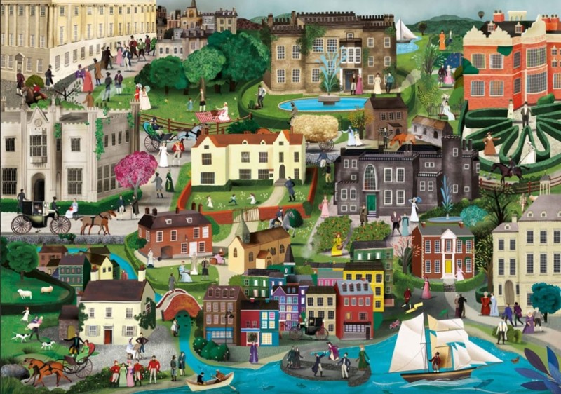 De wereld van Jane Austen — spread1